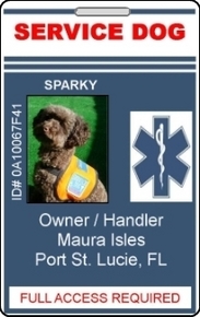 Service Dog ID Badges